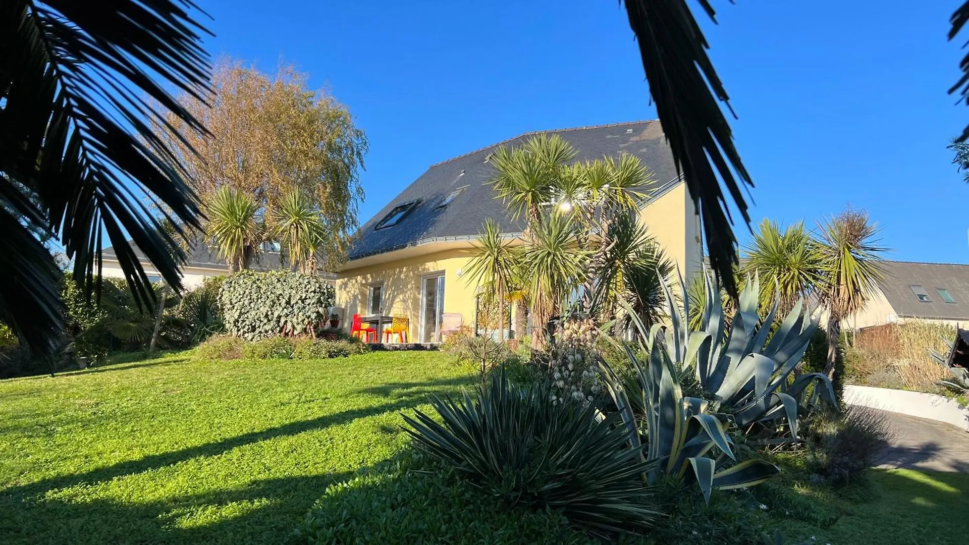 Villa Ty Eden - Standing- Dans Jardin Exotique Prive, Plage A 200M Clohars-Carnoët Franciaország